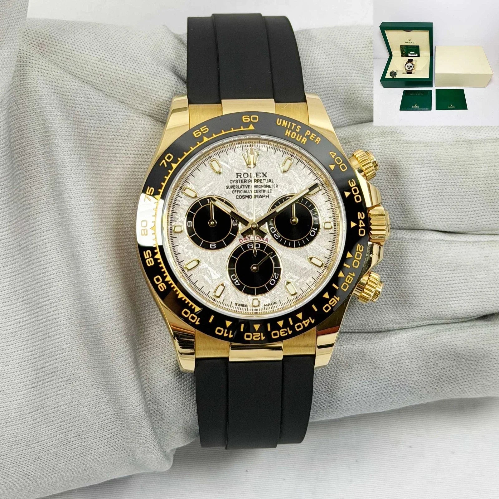 Rolex Daytona / Gold-Meteorit